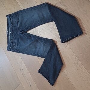 7 For All Mankind Dark Blue Boot Cut Jeans